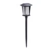 Black Solar Powered LED Pathway Light 1 Pk