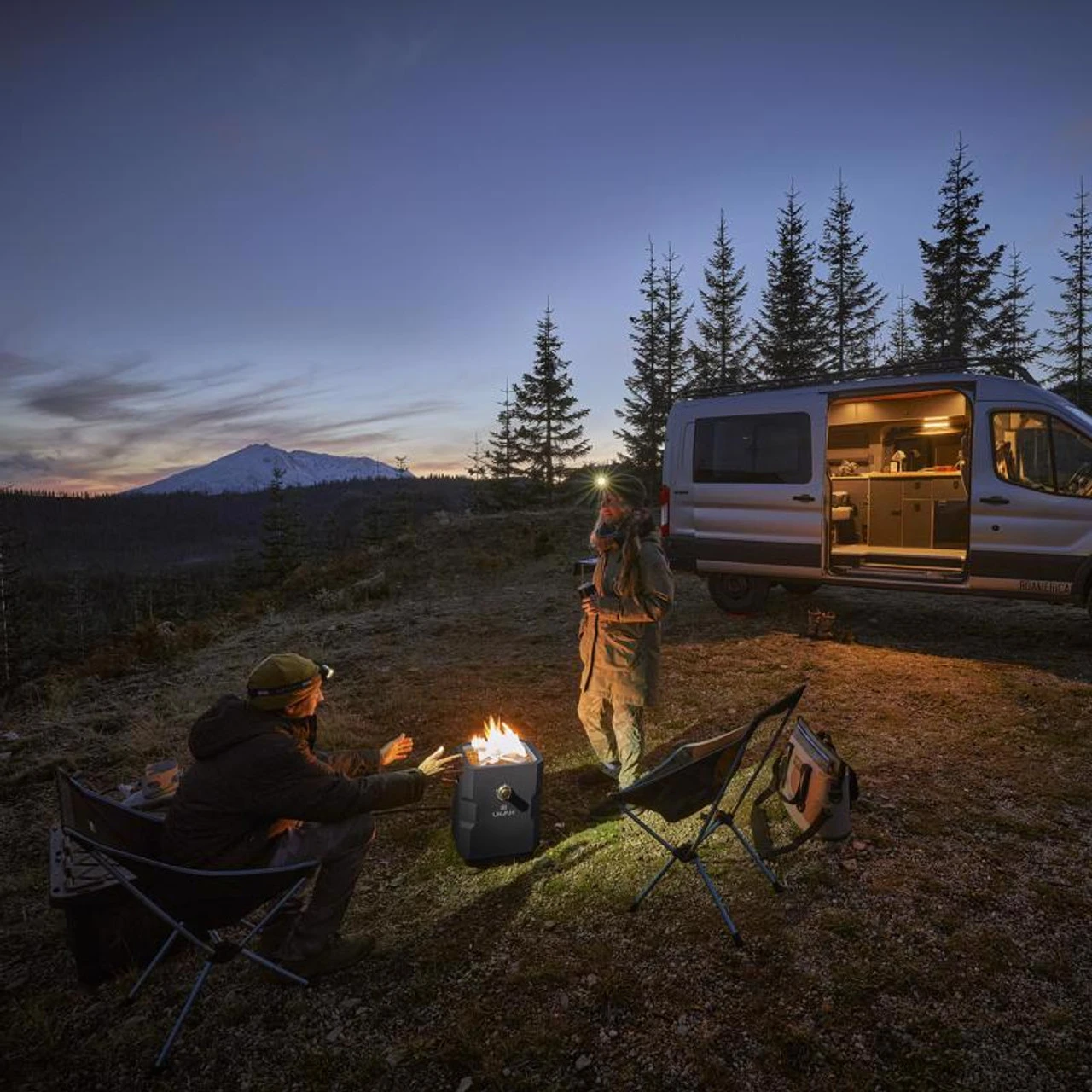 Ukiah Tailgater Propane Fire Pit With Sound System 2 Ukiah Tailgater Propane Fire Pit With Sound System - Image 2