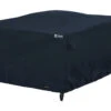 Square Black Polyester Fire Pit Cover