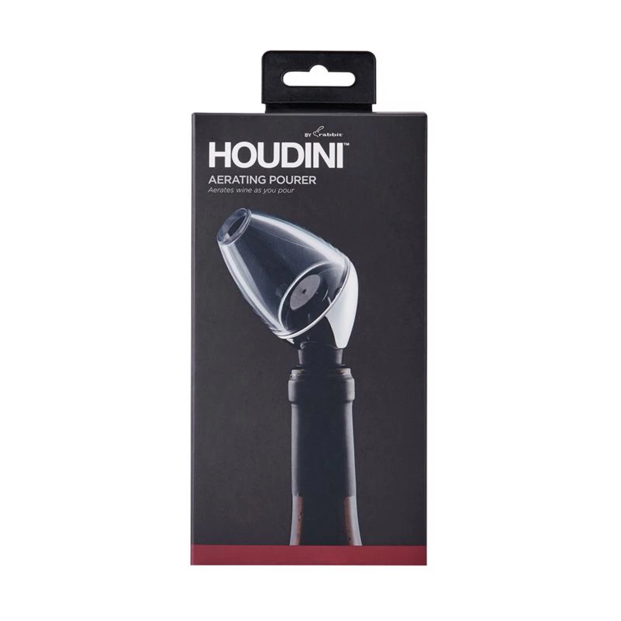 Houdini Deluxe 16 Oz Silver Chrome Aerating Wine Pourer 1 Houdini Deluxe 16 Oz Silver Chrome Aerating Wine Pourer