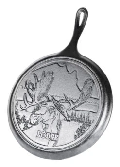 Lodge L9OGWLMO Wildlife Series-Bull Moose Cast Iron Griddle