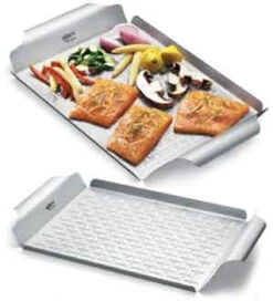 Weber 6435 Stainless Steel Grilling Pan -Napoleon Kitchen Store 76237 6435c 34006.1648504488
