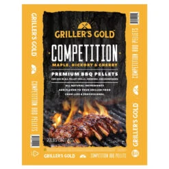 Griller's Gold All Natural Competition Blend BBQ Wood Pellet 20 Lb