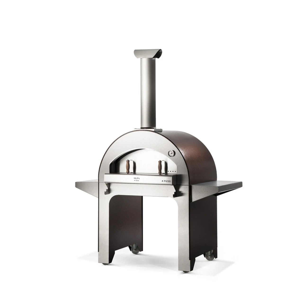 Alfa Outdoor Pizza Oven 4 Pizze With Stand Copper 1 Alfa Outdoor Pizza Oven 4 Pizze With Stand Copper