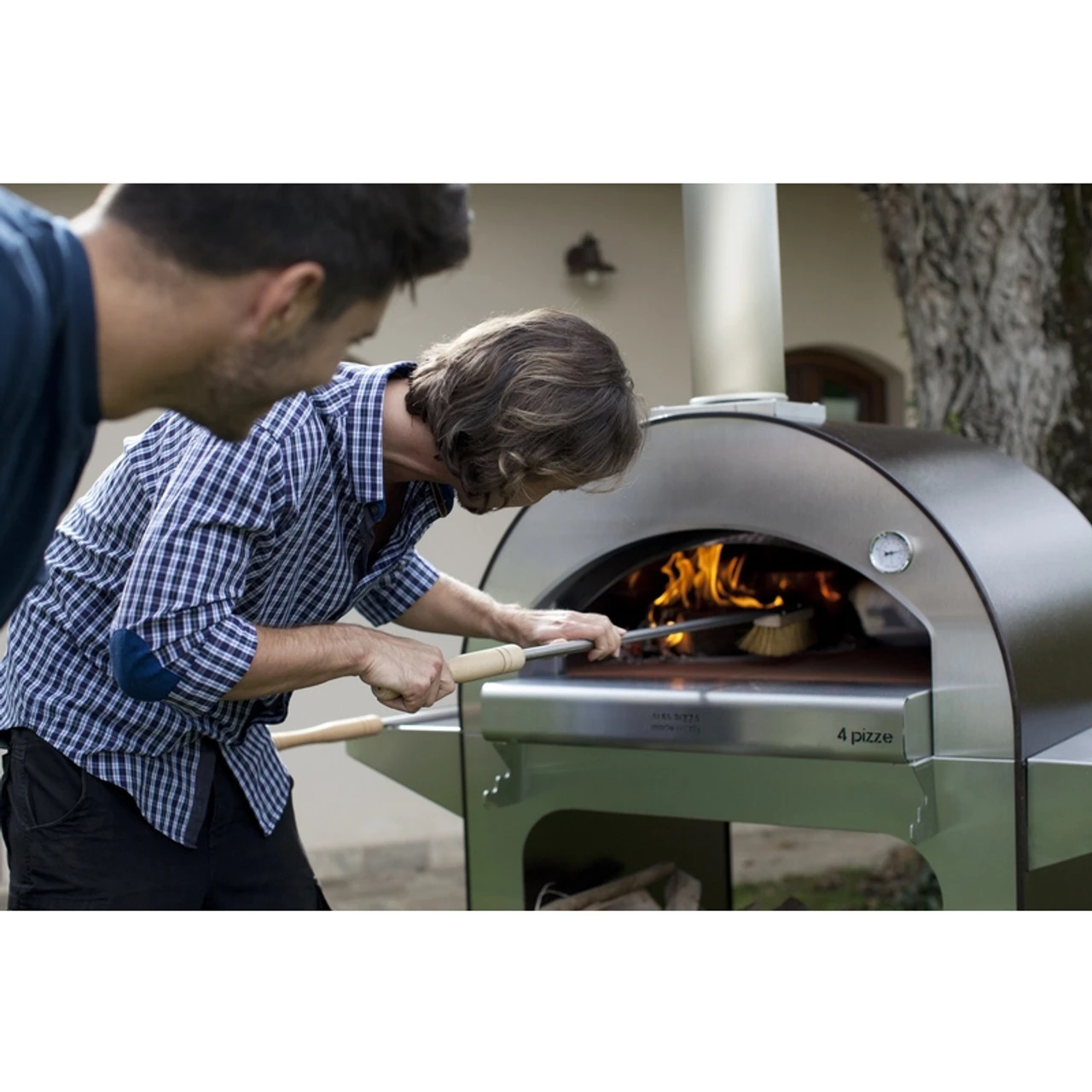 Alfa Outdoor Pizza Oven 4 Pizze With Stand Copper 3 Alfa Outdoor Pizza Oven 4 Pizze With Stand Copper - Image 3