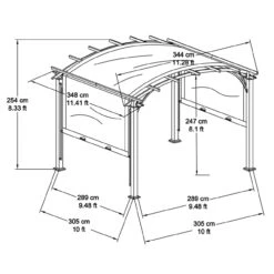 Fabric Arched Pergola -Napoleon Kitchen Store 8048106 A V9.eps High 54893.1646868101