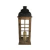 Evergreen Meadow Creek Black & Brown 29 In. Decorative Lantern