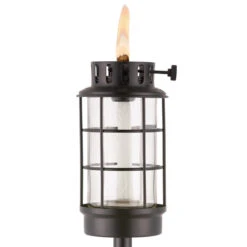 TIKI Metal 65 In. Lantern Outdoor Torch 1 Pk