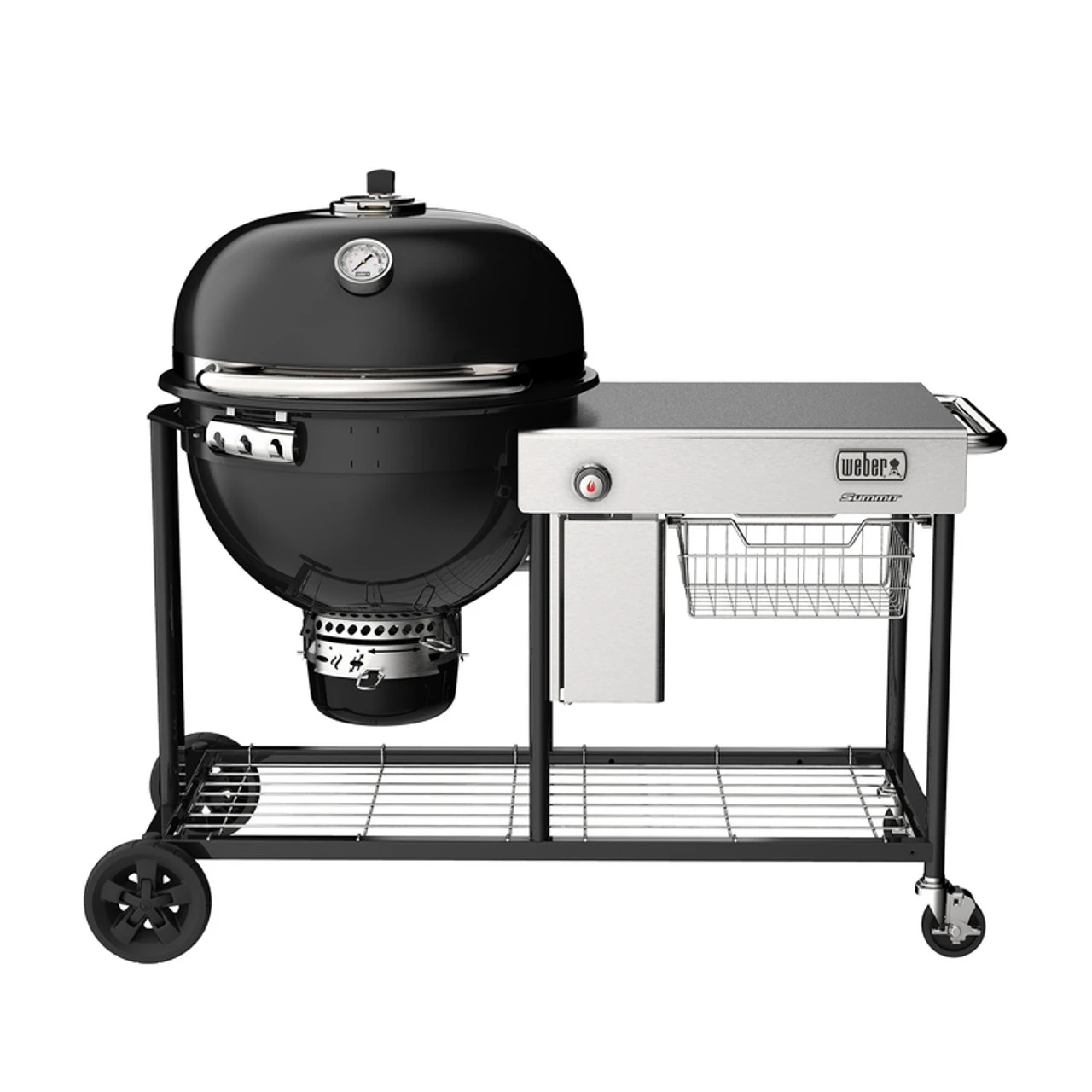 Weber 24 In. Summit S6 Charcoal Kamado Grill And Smoker 1 Weber 24 In. Summit S6 Charcoal Kamado Grill And Smoker
