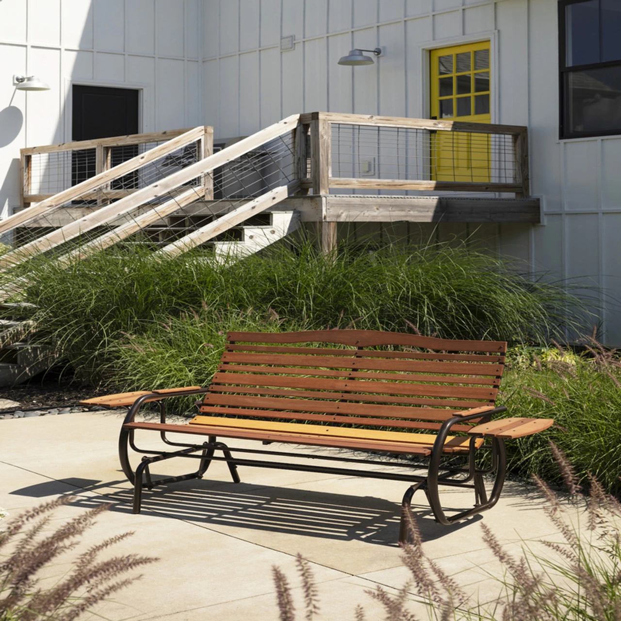 Country Garden Hi-Back Double Glider 2 Country Garden Hi-Back Double Glider - Image 2