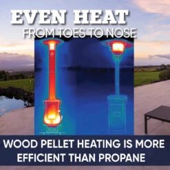 Even Embers Wood Pellet Stainless Steel Freestanding Patio Heater -Napoleon Kitchen Store 8078738 A V4.eps High 25126.1663113759