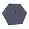 Living Accents Pacifica 9 Ft. Tiltable Black Patio Umbrella