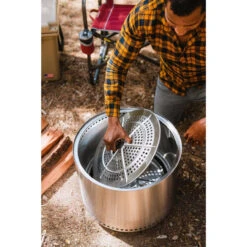 Solo Stove Canyon 30 In. W Stainless Steel Round Wood Fire Pit With Stand -Napoleon Kitchen Store 8085212 A V4.eps High 72235.1675976906