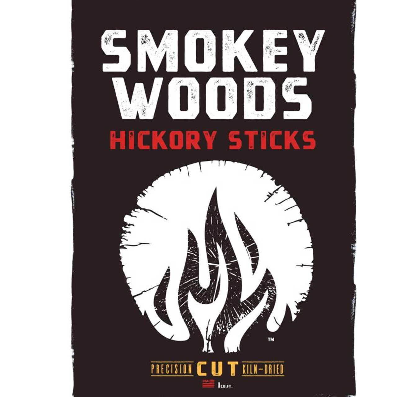 Smokey Woods All Natural Hickory Cooking Logs 1 Cu Ft 1 Smokey Woods All Natural Hickory Cooking Logs 1 Cu Ft
