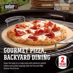 Weber 8836 Gourmet BBQ System Ceramic Grill Pizza Stone -Napoleon Kitchen Store 8267239 A V1.eps High 66213.1648507648
