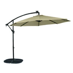 Tiltable 10' Solar Offset Umbrella