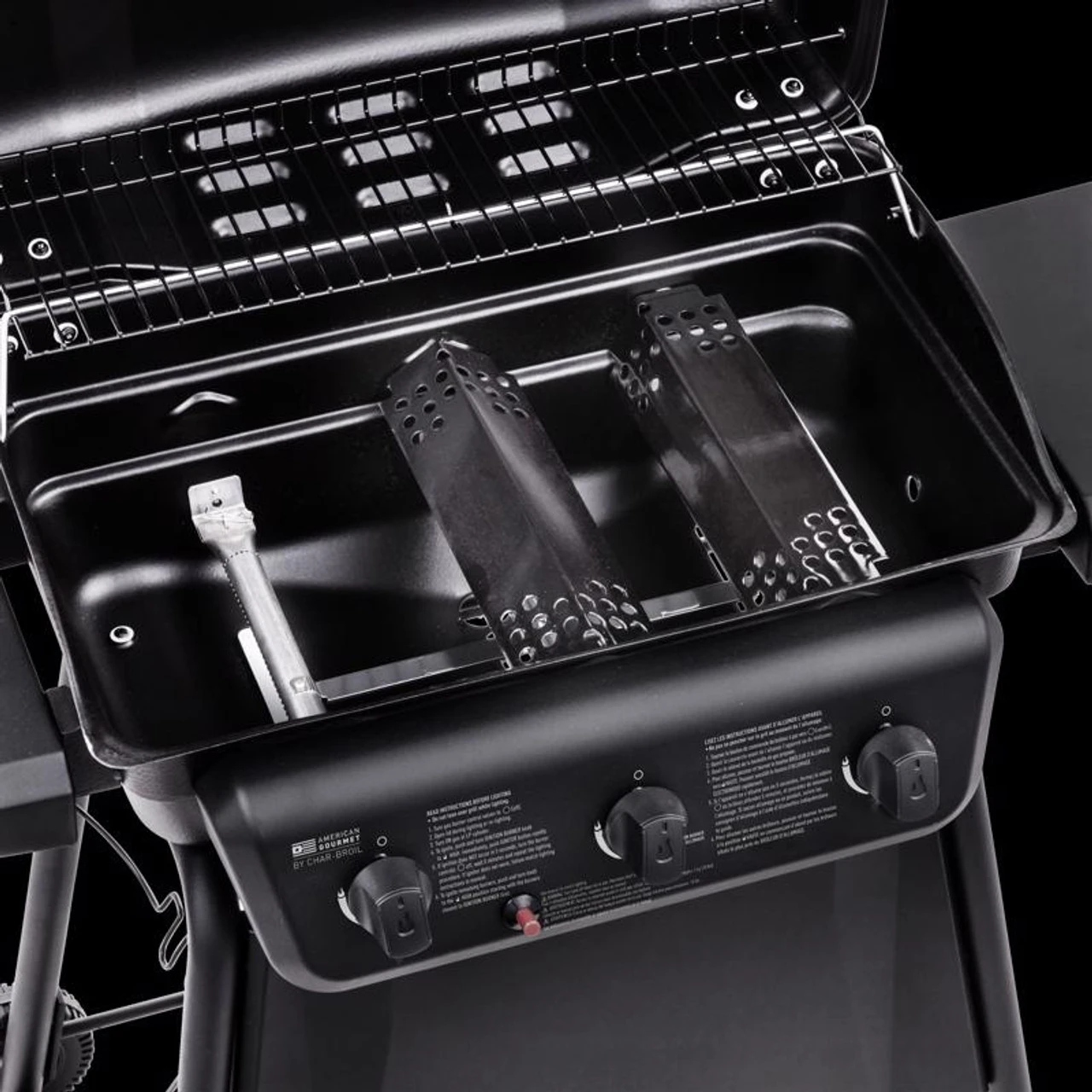 American Gourmet 3 Burner Liquid Propane Grill Black 3 American Gourmet 3 Burner Liquid Propane Grill Black - Image 3