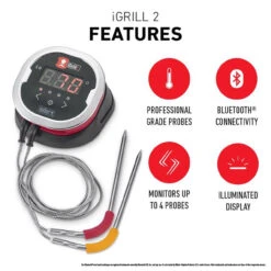 Weber 7203 IGrill 2 Digital Bluetooth Enabled Grill/Meat Thermometer -Napoleon Kitchen Store 8531519 A V5.eps High 77124.1648676248