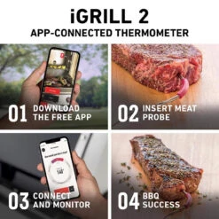 Weber 7203 IGrill 2 Digital Bluetooth Enabled Grill/Meat Thermometer -Napoleon Kitchen Store 8531519 A V7.eps High 78715.1648676248