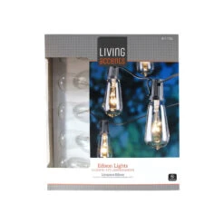 Incandescent Edison String Lights Clear 10 Lights