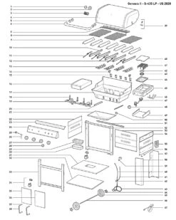 Weber 67526 Valve/cup Assembly For LP Side Burner, Genesis II