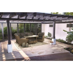 Living Accents Ashton 6 Pc Greige Steel Modular Sectional Deep Seating Set Charcoal -Napoleon Kitchen Store ashton 3 93580.1638848695