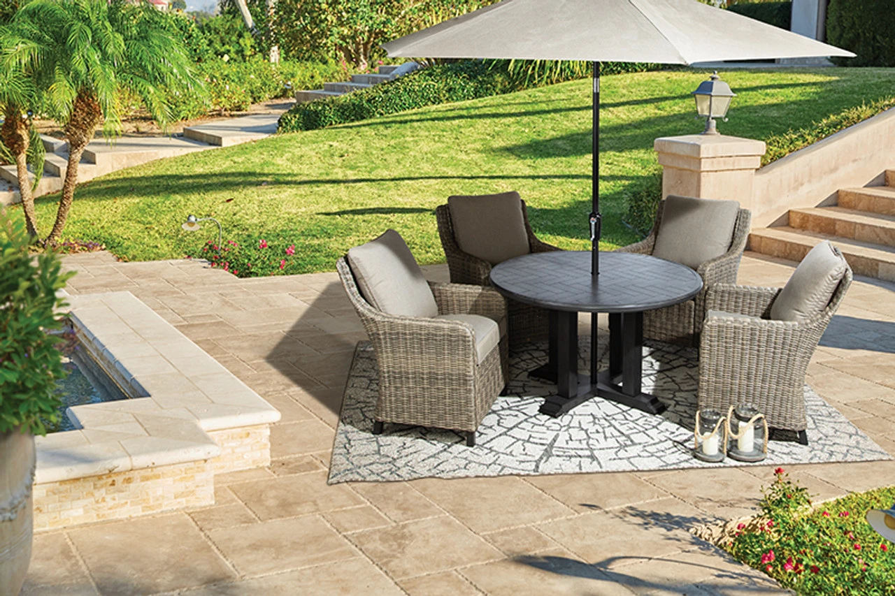 Living Accents Camas 5 Pc Black Steel Dining Set Gray 2 Living Accents Camas 5 Pc Black Steel Dining Set Gray - Image 2