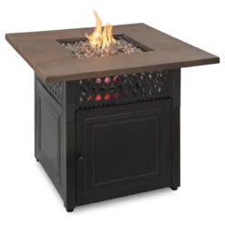 Endless Summer Donovan Transitional Propane Fire Pit 31 In. H X 38 In. W X 38 In. D Steel