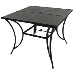 Living Accents Hailey 5 Pc Brown Aluminum Bar Height Set -Napoleon Kitchen Store hailey 3 73369.1638848684