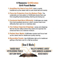 GrillGrate For Weber Genesis II Half Set -Napoleon Kitchen Store half set2 61953.1636986029