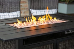 Living Accents Milano 7 Pc Black High Dining Fire Pit Set Gray -Napoleon Kitchen Store milano 3 06393.1638848691