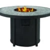 Living Accents Round Propane Fire Pit 25 In. H X 42 In. W X 42 In. D Steel