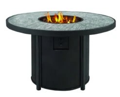 Living Accents Round Propane Fire Pit 25 In. H X 42 In. W X 42 In. D Steel